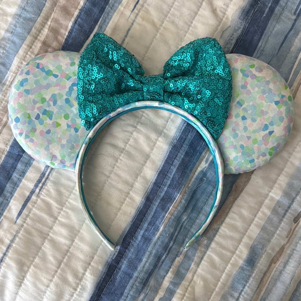 Sequin Bow Mouse Ears Headband